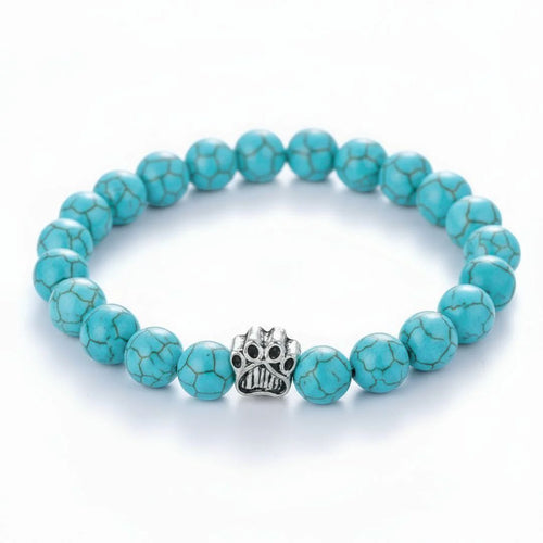 Prayer FM Azure Handcrafted Adjustable Charity Bracelet for Dog Lovers